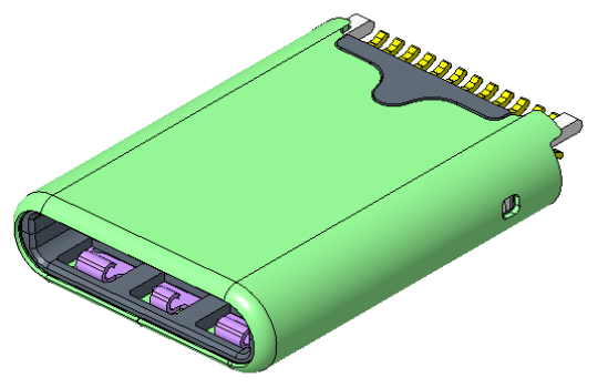 USB-TYPE C connector design