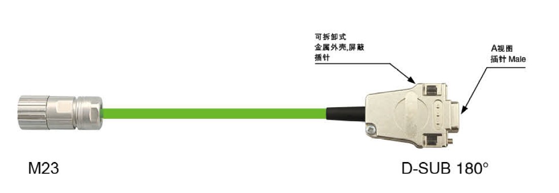 M23 cable assembly