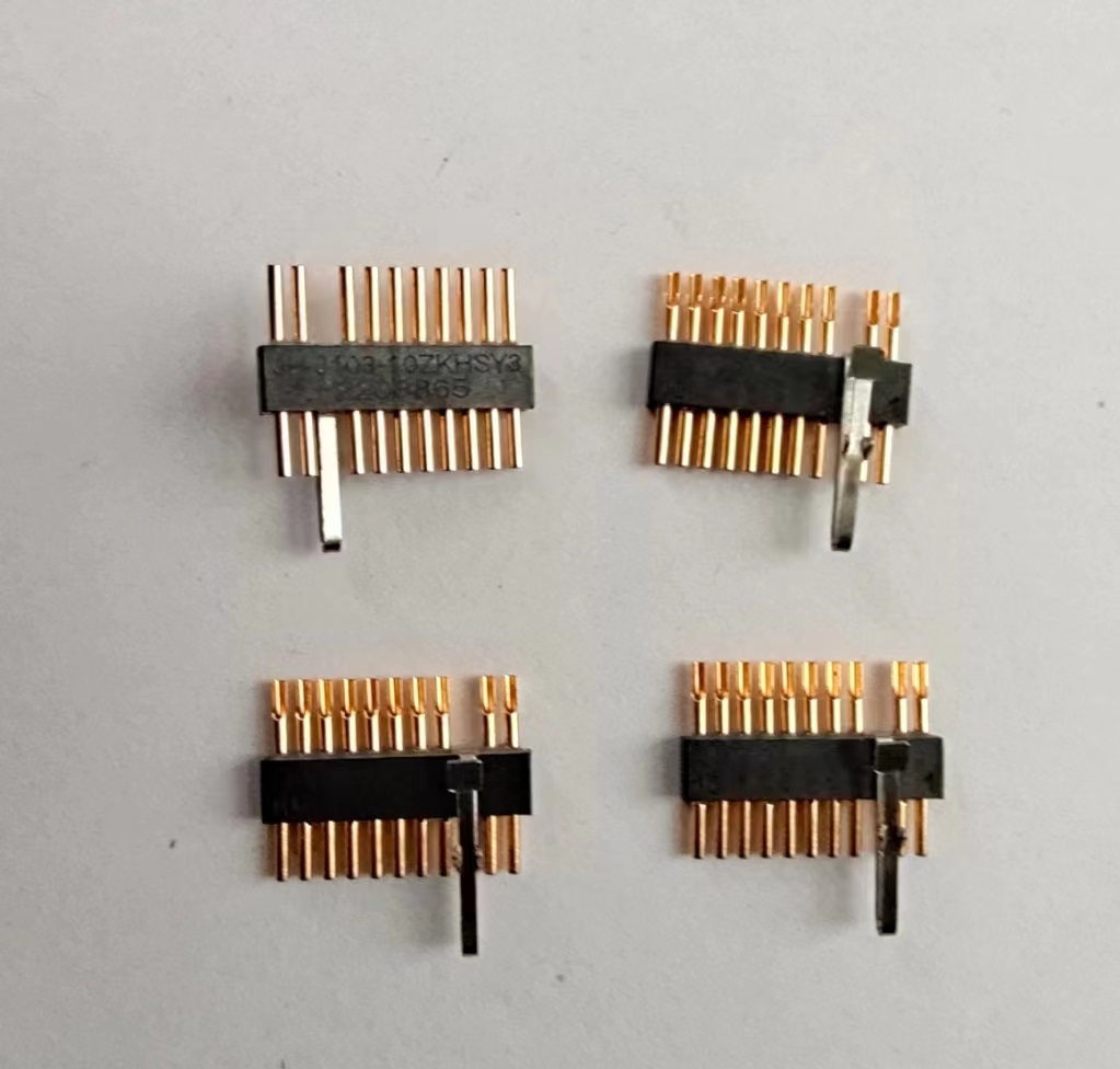 Industrial rectangular 10 pin male connector rectangular connector welding type